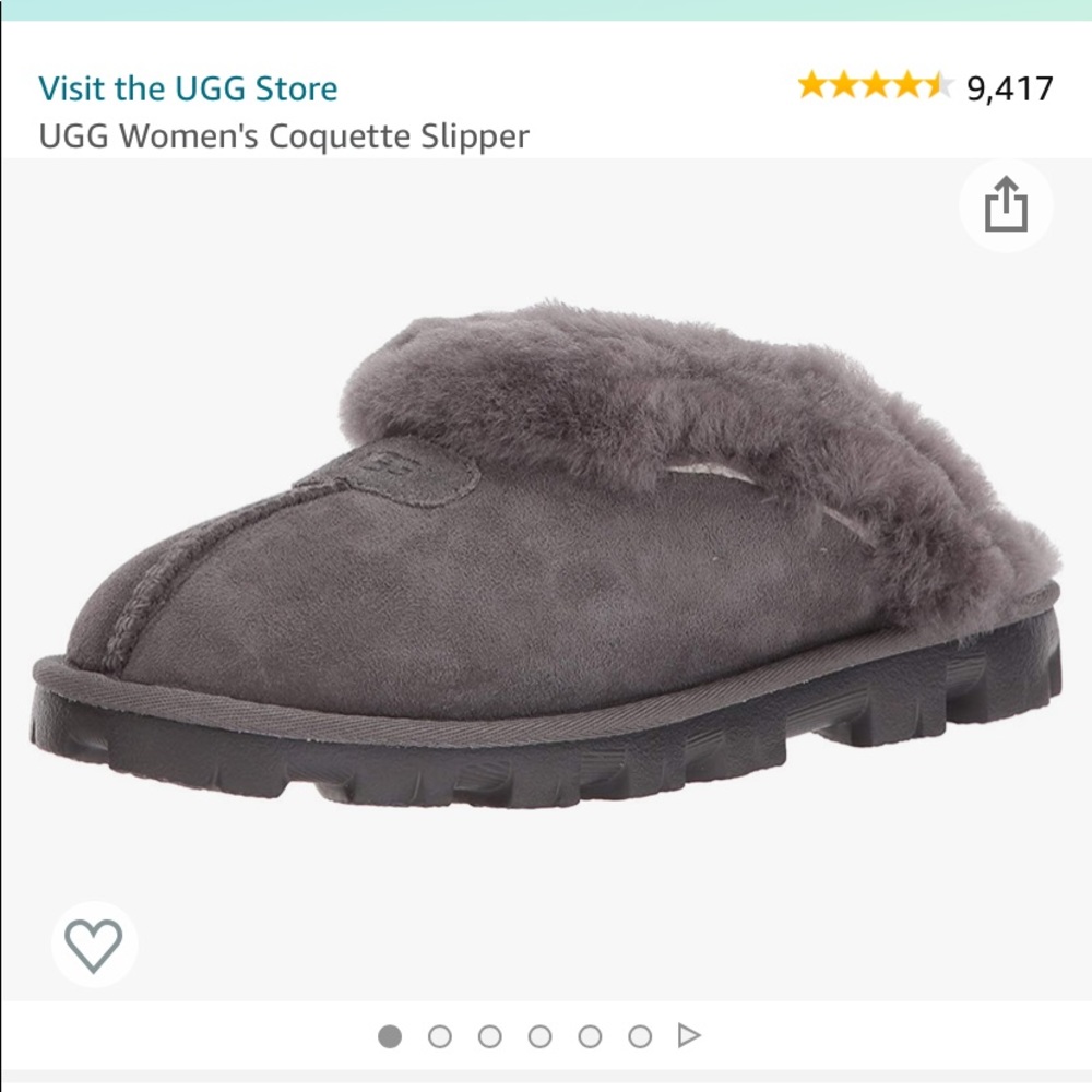 UGG Coquette Slippers in grey